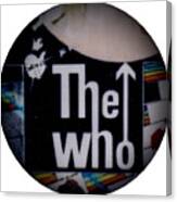 The Who - 1960s Poster - Detail Canvas Print