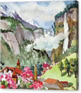 The Whole Valley - Switzerland Canvas Print