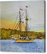 The Yellow Sail Canvas Print