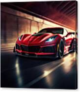 The Zr1's Tunnel Of Power Canvas Print