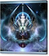 Thera Of Titan The Serenity Of Time Fractal Art Canvas Print