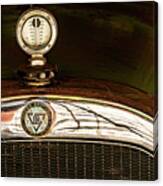 Thermometer Hood Ornament Canvas Print