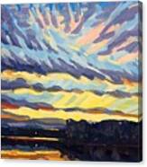 Thursday Sunset Swells Canvas Print