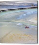 Tide Lookout At Mont St. Michel Canvas Print