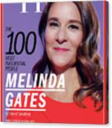 Time 100 - Melinda Gates Canvas Print