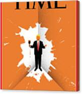 Time Trump Cover Canvas Print