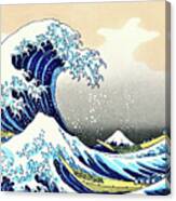 Top Quality Art - The Great Wave Off Kanagawa Canvas Print