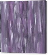 Touching Purple Black White Watercolor Abstract #1 #painting #decor #art Canvas Print