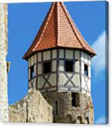 Tower Of Hornberg Castle In Germany Canvas Print