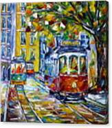 Tram In Lisbon Iii Canvas Print