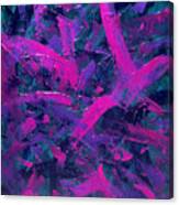Transitions With Turquoise, Lavender And Magenta Canvas Print