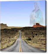 Travel Blessing From Mother Mary Canvas Print