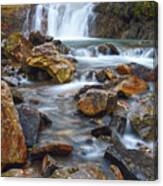 Triple Falls On Bruce Creek 3 Canvas Print