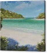 Tropical Lagoon Canvas Print