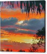 Tropical Sunset Canvas Print
