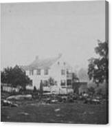 Trossell's House, Battle-field Of Gettysburg Canvas Print