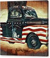 Trucking Liberty 2 Canvas Print