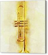 Tuba in Colorful Watercolor - Shiny Golden Brass Musical Instrument Digital  Art by Andreea Eva Herczegh - Fine Art America