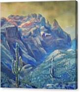 Tucson Winter Landscape Canvas Print