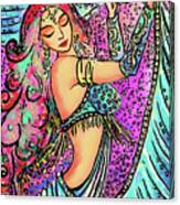 Turquoise Dancer Canvas Print