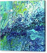 Turquoise Flow Canvas Print