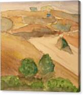 Tuscan Fields Canvas Print