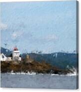 Tvistein Lighthouse Canvas Print