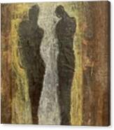 Two Figures In The Dorway Canvas Print