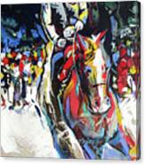 Uga Equestrian Western Canvas Print