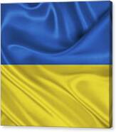 Ukrainian National Flag - Prapor Ukrainy Canvas Print