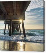 Under Juno Pier Canvas Print