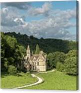 Unfinished Mansion, Woodchester Park, Gloucestershire Cotswolds, England, Uk Canvas Print