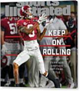University Of Alabama, 2021 National Championship Commemorative Issue Cover Canvas Print