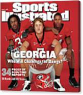 University Of Georgia, 2008 College Football Preview Issue Cover Canvas Print