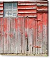 Unwanted Red Barn Canvas Print