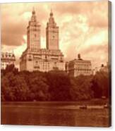 Upper West Side And Central Park, Manhattan Canvas Print