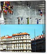 Upside Down At The L'ombriere De Norman Foster Marseille Canvas Print
