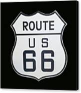 Us Rt 66 Sign Canvas Print