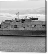 Usns Newport Fast Transport Canvas Print