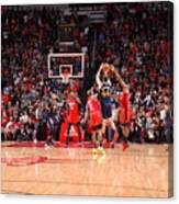 Utah Jazz V Houston Rockets Canvas Print