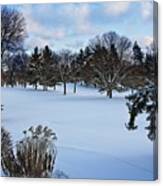 Uw Arboretum Winter Canvas Print