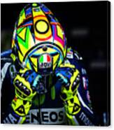 Valentino Rossi Silverstone 2016 Canvas Print