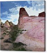 Valley Of Fire Cutout Series Canvas Print