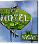 Valley Vista Motel Canvas Print