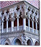 Venetian Palazzo Architectural Detail, Las Vegas Canvas Print
