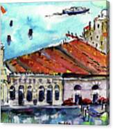Venica Italy Famous Buildings Canvas Print