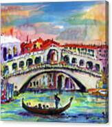 Venice Italy Sparkling Summer Day Canvas Print