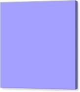 Very Light Peri Blue Gray Purple Canvas Print