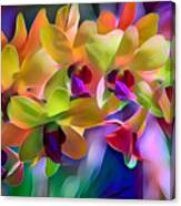 Vibrant Orchid Art Canvas Print