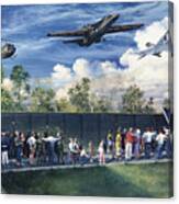 Vietnam Veterans Memorial Flyover Canvas Print